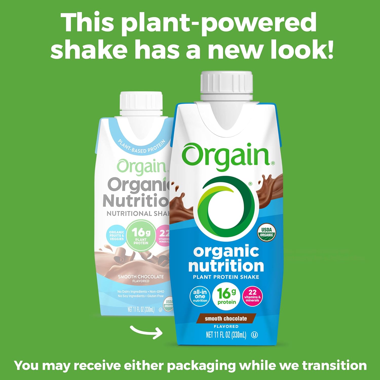 Orgain Organic Nutritional Vegan Protein Shake, Vanilla Bean - 16g Plant Based Protein, Meal Replacement, 21 Vitamins & Minerals, Gluten & Soy Free, 11 Fl Oz (Pack of 12) (Packaging May Vary) - Image 3